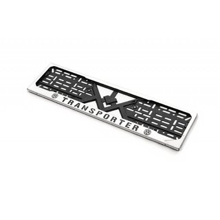 License Plate Frame Chrome Transporter (1 pc, Stainless Steel) Volkswagen T4 Transporter 1990-2003 photo 4