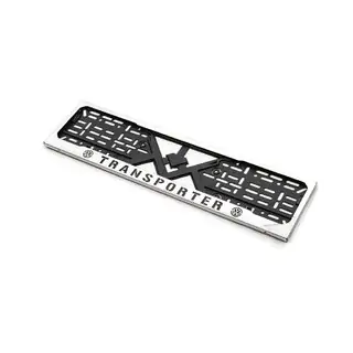 License Plate Frame Chrome Transporter (1 pc, Stainless Steel) Volkswagen T5 2010-2015 photo 2