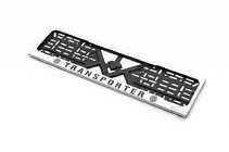 Volkswagen T5 2010-2015 License Plate Frame Chrome Transporter (1 pc, Stainless Steel) photo 2