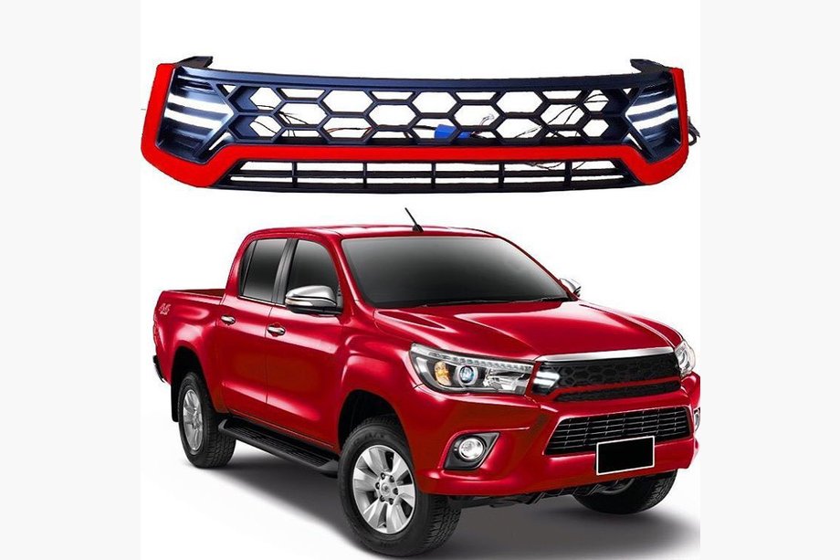 Toyota Hilux 2015- Front Grille with LED Image