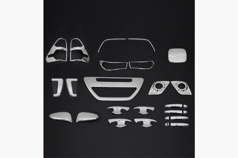 Toyota Hilux 2015- Set of Trim Covers (Chrome ABS) Image