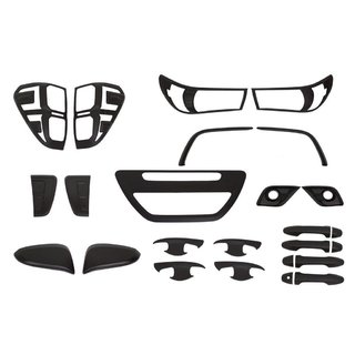 Trim Cover Set (Black ABS) Toyota Hilux 2015-