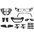 Toyota Hilux 2015- Trim Cover Set (Black ABS) photo 1