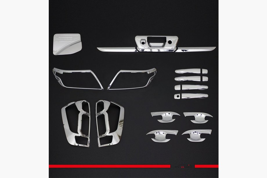 Nissan Navara/NP300 2016- Set of Trim Covers (Chrome ABS) Image