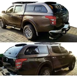 Truck bed canopy with sliding windows Fiat Fullback 2016-