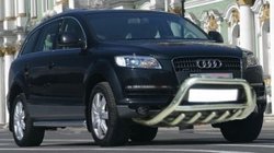Audi Q7 2005-2015 Front bar (stainless steel) d60 photo 1