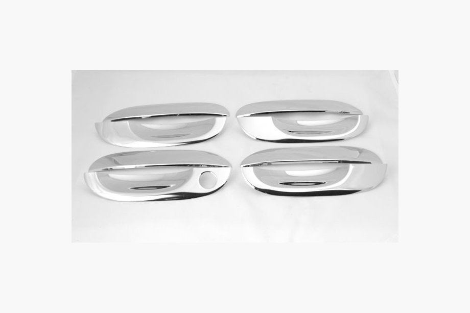 BMW 5 Series E39 1996-2003 Chrome Door Handle Covers and Inserts (4 pcs, Stainless Steel) Image