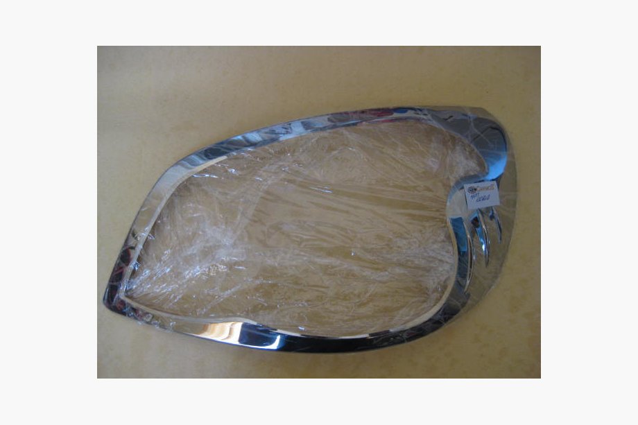 Fiat Doblo II 2010-2022 Headlight Covers (2 pcs, Stainless Steel) Image