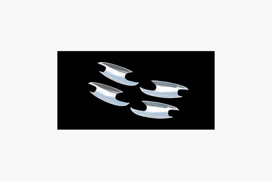 Mercedes E-сlass W211 2002-2009 Chrome Door Handle Covers (4 pcs, plastic) Image
