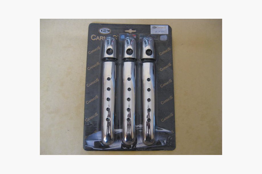 Mercedes Vito W638 1996-2003 Chrome Door Handle Covers (DEKOR, Stainless Steel) Image