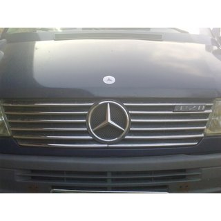 Chrome Grille Covers (1995-2000, 12 pcs, Stainless Steel) Mercedes Sprinter W901/902/903/904/905 1995–2006 photo 4