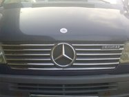 Mercedes Sprinter W901/902/903/904/905 1995–2006 Chrome Grille Covers (1995-2000, 12 pcs, Stainless Steel) photo 4