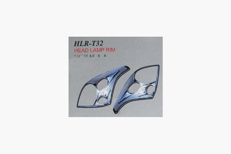 Toyota Land Cruiser Prado 120 2002-2009 Headlight Covers V1 (2 pcs, plastic) Image