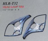 Toyota Land Cruiser Prado 120 2002-2009 Headlight Covers V1 (2 pcs, plastic) photo 1