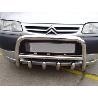 Bull Bar QT006 (Stainless Steel) Peugeot Partner 1996-2008