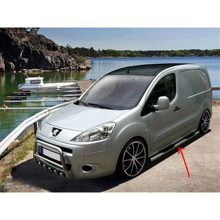 Side Pipes (2 pcs, Stainless Steel) Citroen Berlingo 2008-2018