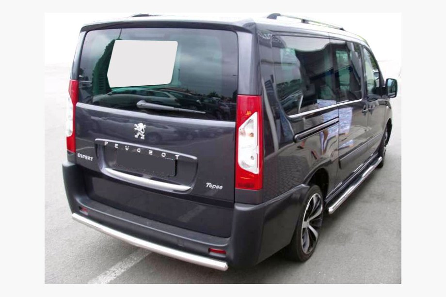 Peugeot Expert 2007-2016 Rear Bar AK002 (Stainless Steel) Image
