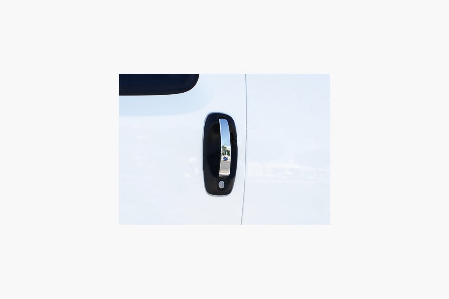 Fiat Fiorino/Qubo 2008-2024 Chrome Handle Covers Set (5 pcs, Stainless Steel) Image