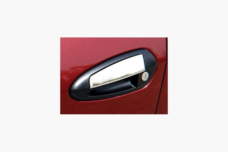 Fiat Punto Grande/EVO 2006-2018 Chrome Door Handle Covers (2-door, Stainless Steel) Image