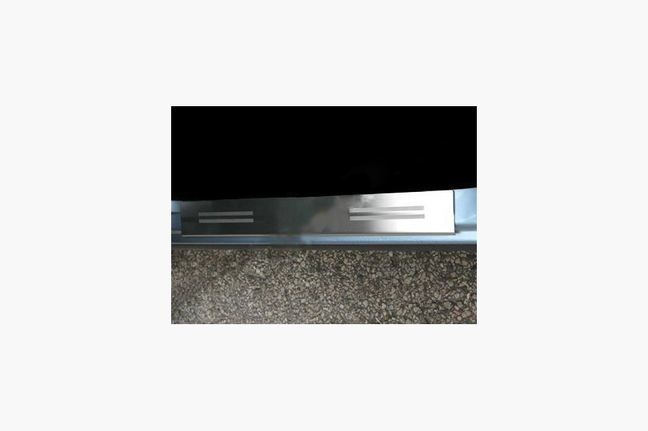 Fiat Palio 1996-2011 Door Sill Covers (2 pcs, Stainless Steel) Image