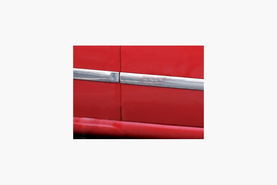 Ford Fiesta 2002-2008 Clearance !!! Stainless Steel Door Mouldings (2002-2006, 4 pcs) Image