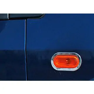 Chrome Turn Signal Trim (2 pcs, Stainless Steel) photo 1