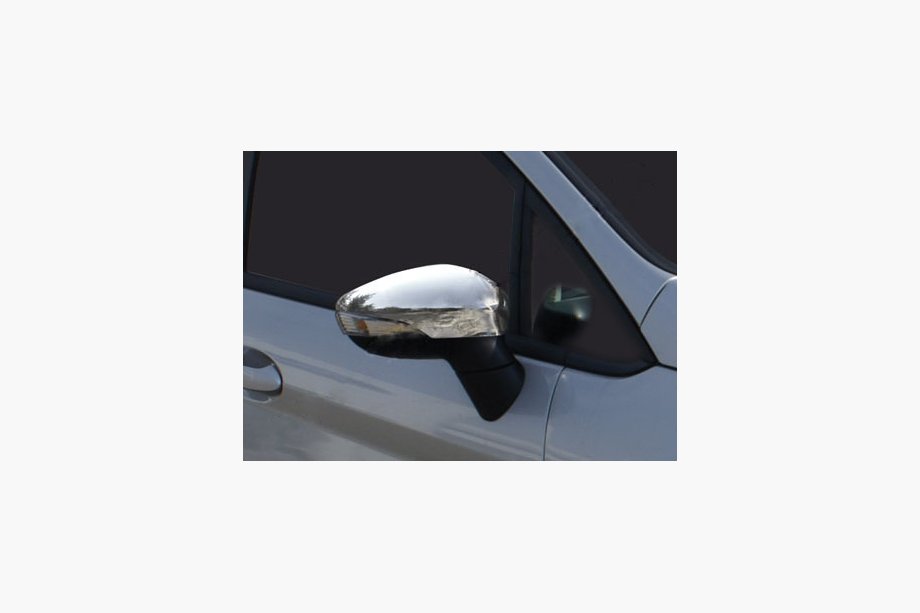 Ford Fiesta 2008-2017 Mirror Covers (Stainless Steel) Image