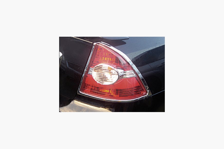 Ford Focus II 2005-2008 Tail Light Chrome Covers (Stainless Steel) 2 pcs Photo 1