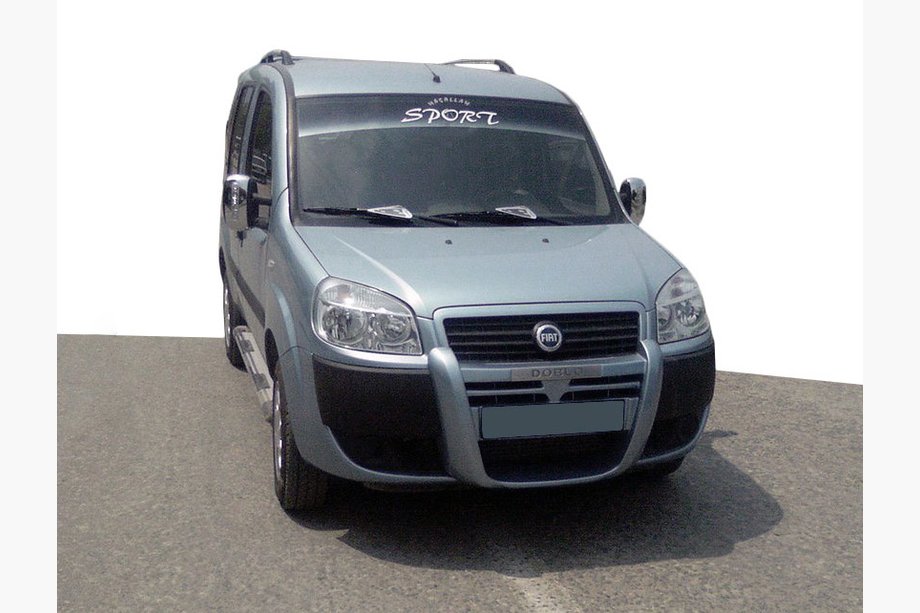 Fiat Doblo I 2005-2010 Front bumper lip (primed for painting) Image