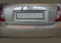 Hyundai Accent 2006-2010 Rear Bumper Protector Stainless Steel Omsa photo 1