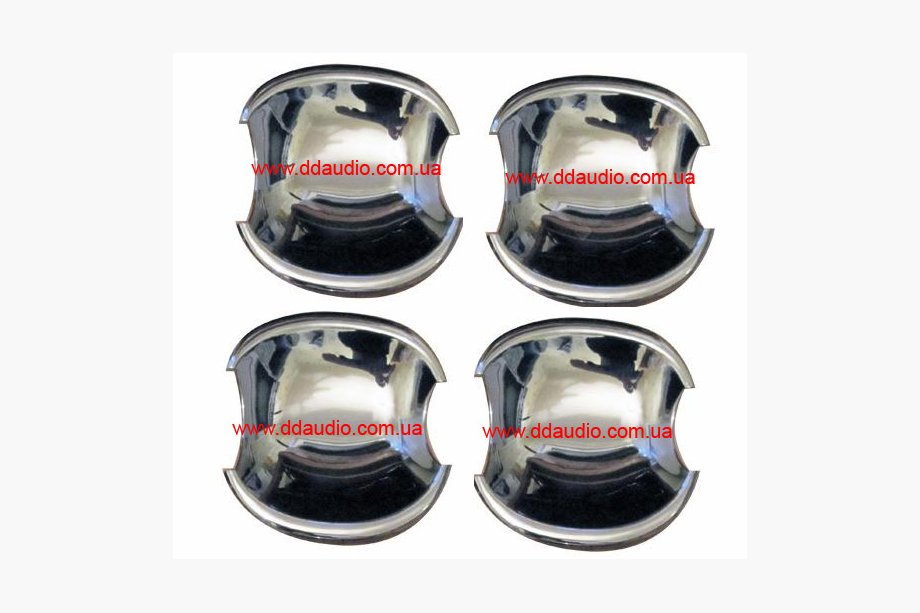 Hyundai Tucson JM 2004- Chrome Door Handle Covers (4 pcs, plastic) Image