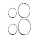 Mercedes E-class W210 1995-2002 Headlight Covers Chrome (Taiwan, 2 pcs, plastic) photo 1