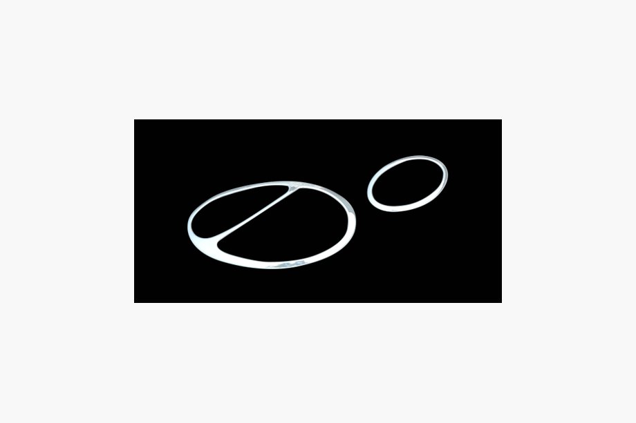 Mercedes E-class W211 2002-2009 Headlight covers (2 pcs, plastic) Image