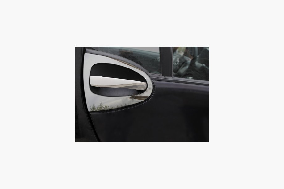 Smart 2007-2014 Chrome Door Handle Covers (2 pcs, Stainless Steel) Image