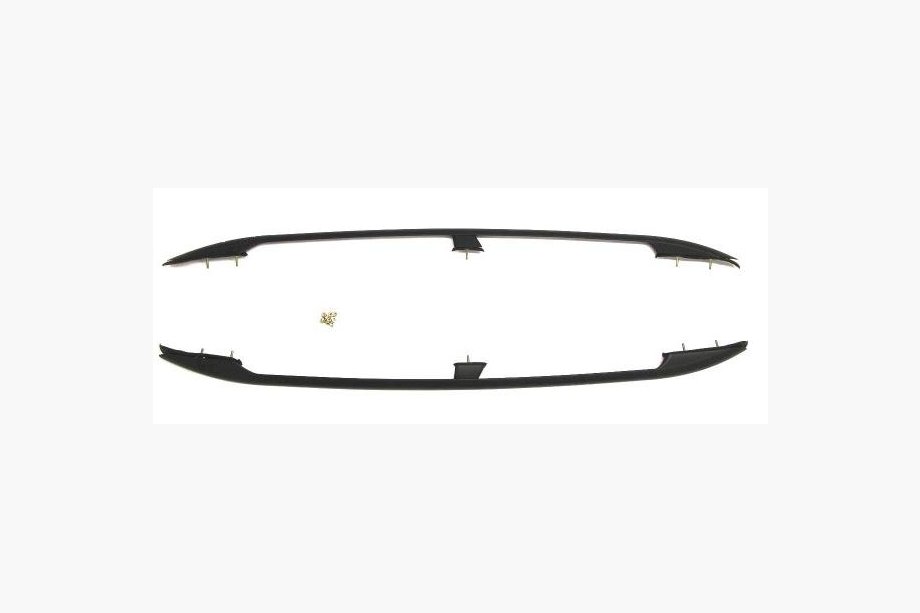 Nissan Primastar 2002-2014 Black Roof Rails Short base, Metal feet Photo 10