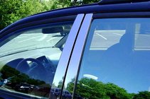 Nissan NP300 1999-2015 Chrome Door Pillar Covers (4 pcs, Stainless Steel) photo 1