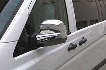 Mercedes Viano 2004-2014 Chrome Mirror Covers VITO 2004-2010 (2 pcs) Chrome Plastic photo 3