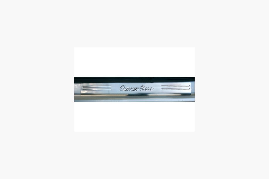 Opel Astra G classic 1998-2012 (Omsa) Stainless Steel Door Sill Covers 2 pcs Image
