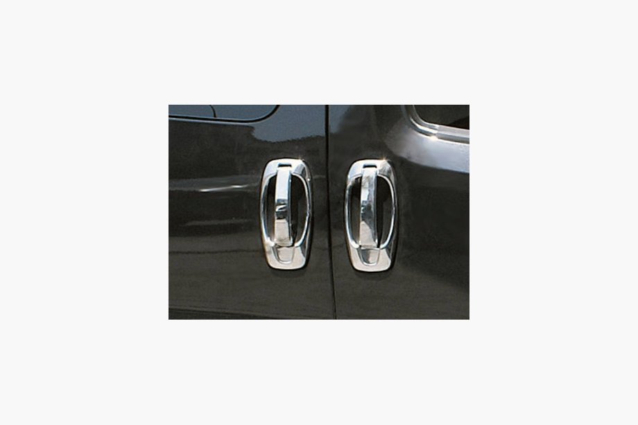 Peugeot Bipper 2008-2017 Chrome Door Handle Covers Trim Stainless Steel 5-Door Image
