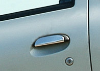 Renault Scenic 1998-2003 Chrome Door Handle Covers (4 pcs, Stainless Steel) Carmos - Turkish Stainless Steel photo 1