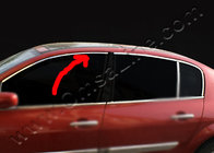Renault Megane III 2009-2016 Upper window trim (HB, 6 pcs, stainless steel) photo 2