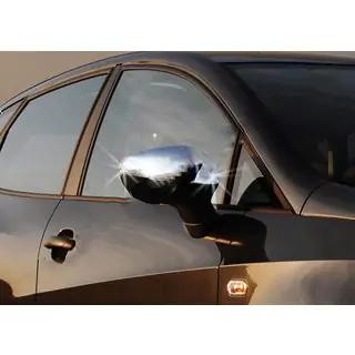 Mirror Covers (2 pcs, Stainless Steel) photo 2