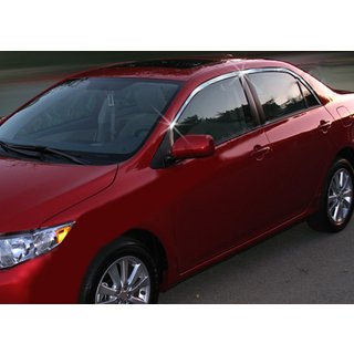 Upper window trim stainless steel (4 pcs) Toyota Corolla 2007-2013 photo 2
