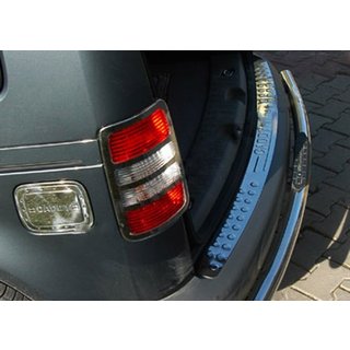 Rear bumper protector straight (Omsa, stainless steel) photo 2