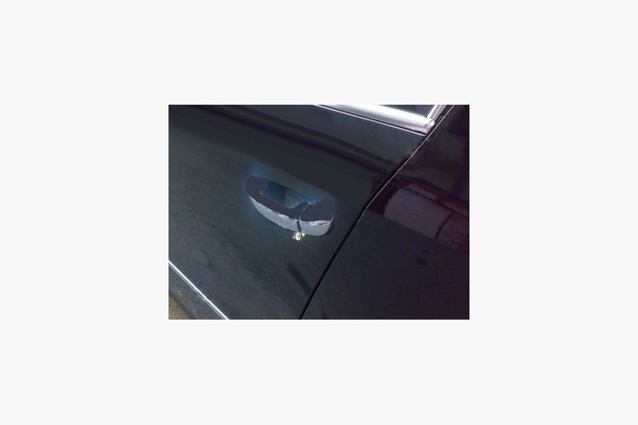 Volkswagen Scirocco 2008-2017 Chrome flat door handle covers (4 pcs, stainless steel) Image