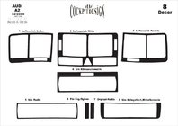 Audi A2 1999-2005 Dashboard Trim Covers (Meric) Aluminum photo 4