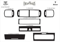 Audi A3 1996-2003 Dashboard Trim Covers (2000-2003) Dark Wood photo 6