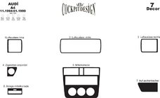 Audi A4 B5 1994–2001 Interior Tuning 1994-1999 (Merich) Dark Wood photo 2