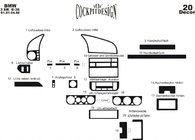 BMW 3 Series E36 1990-2000 Dashboard Trim Covers Aluminum photo 4