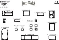 Chevrolet Blazer 1995-2005 Dashboard Covers Wood photo 2